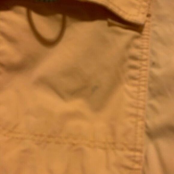 COLUMBIA SIZE XL YELLOW SHORT SLEEVE BUTTON FISHING SHIRT - Picture 4 of 6